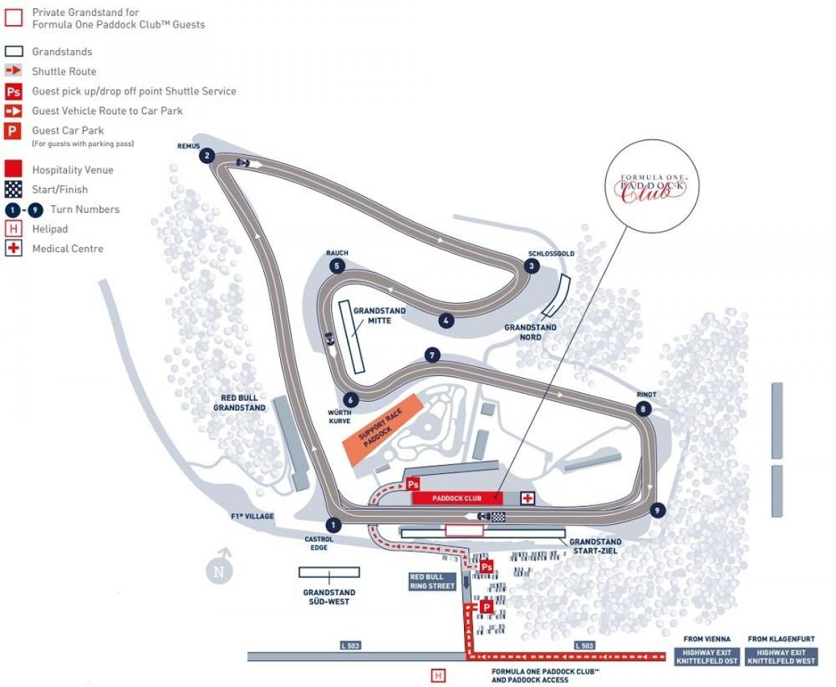 mapa del gp de Bahrein