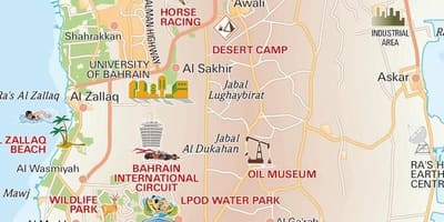 Mapa de árbol de la vida Bahrein
