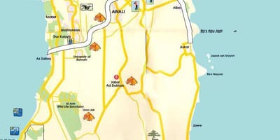 Mapa de Bahrain souk