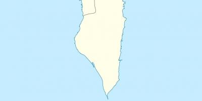 Mapa de Bahrein mapa vectorial